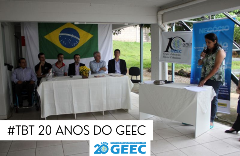 #TBT do lançamento em do Selo de 10 anos do GEEC