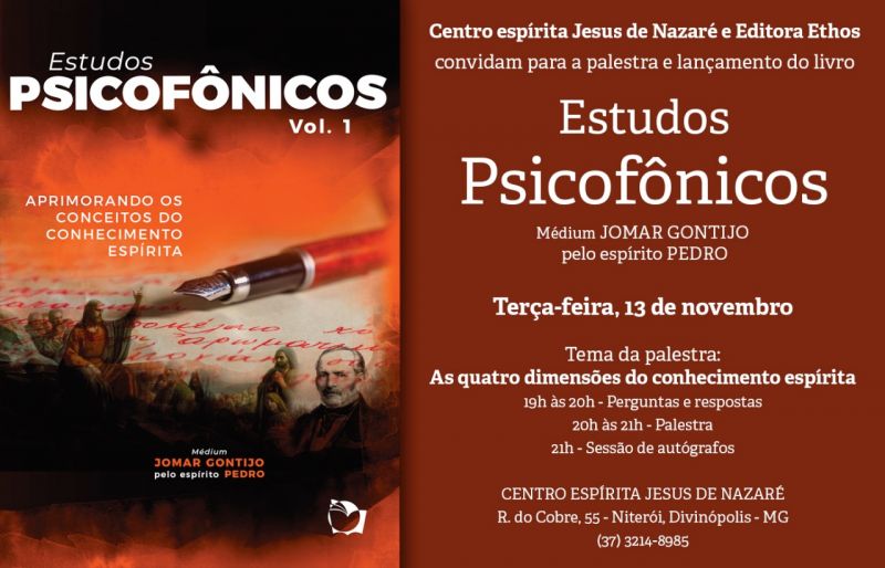 Editora Ethos lançará livro nesta terça-feira