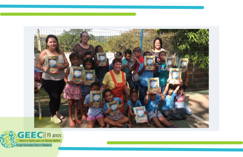 Contação de Histórias na Escola Municipal Dionísio Joaquim Rodrigues